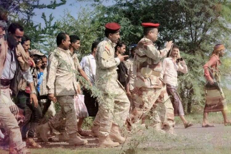 المجيدي في زيارة اللواء 145للاطلاع على الجاهزية القتالية 