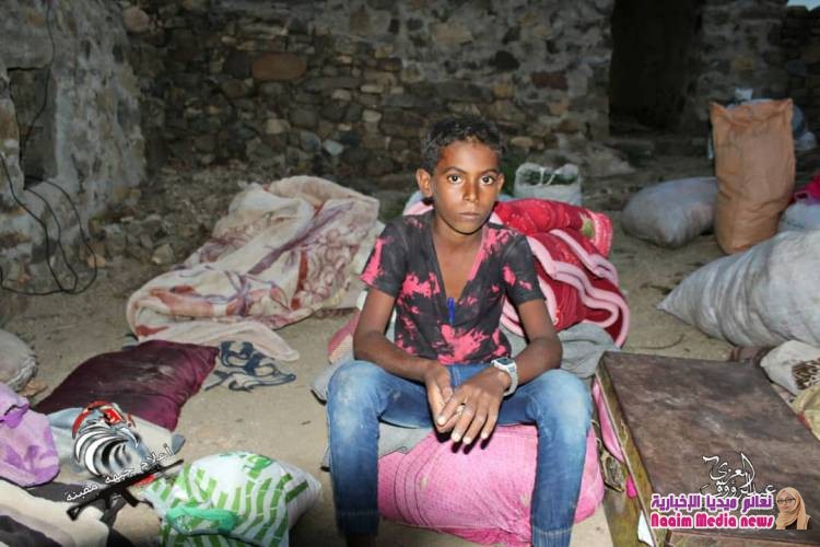 عاجل/ حالة نزوح كلي للمواطنين الابرياء من قرية الكدمة قحيفة من قبل مليشيات الحوثي الأجرامية