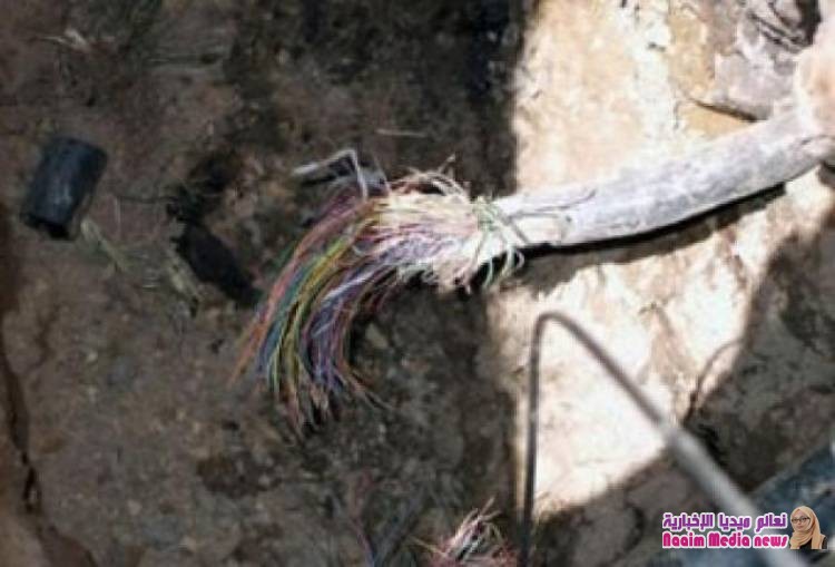 مارب: كلفوت آخر بمارب يعود من جديد ويقطع كابلات الاتصالات والانترنت