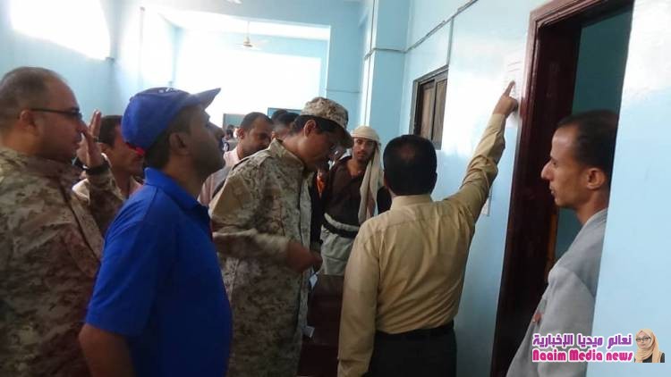 شاهد بالصور تزامناً مع الأعياد الوطنية العقيد البحر يتفقد سير العمل بمستشفى العسكري بتعز 