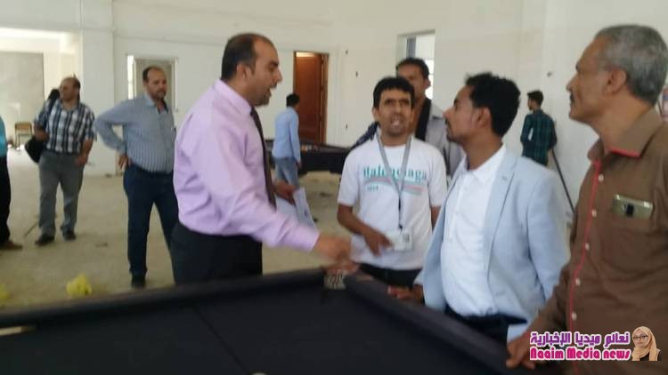 اتفقا على تهيئة الصالة الرياضية وإعادة افتتاحها وناقشا بروتوكول التعاون المشترك..