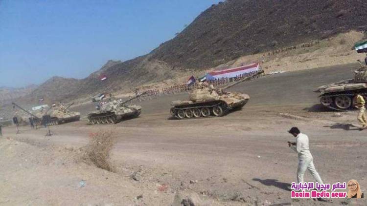 بالدبابات والسلاح الثقيل.. الانتقالي يستعرض ”عضلاته” بردفان