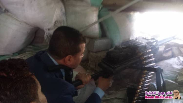 شاهد زياره عارف جامل للخطوط الاماميه لمواقع الدفاع