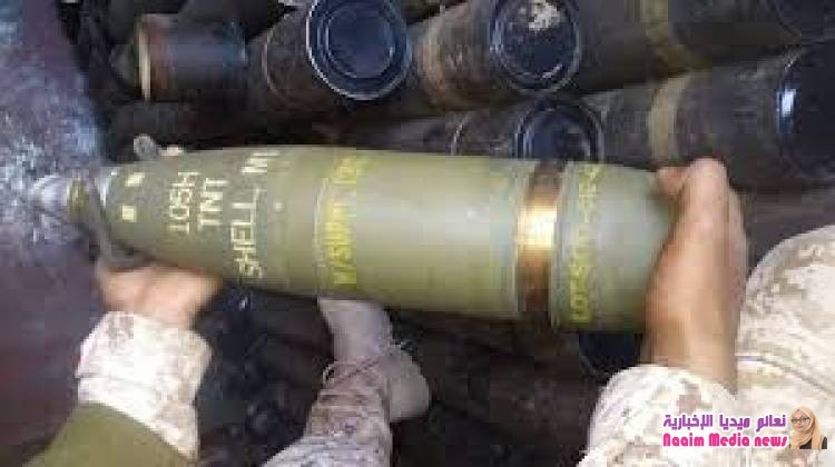 اللواء 35 مدرع يضبط شحنة أسلحة مهربة في مدخل مدينة التربة