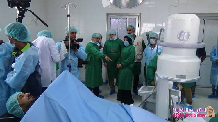 هيئة الهلال الاحمر الاماراتي تفتتح اقسام هامة في مستشفى المظفر بتعز