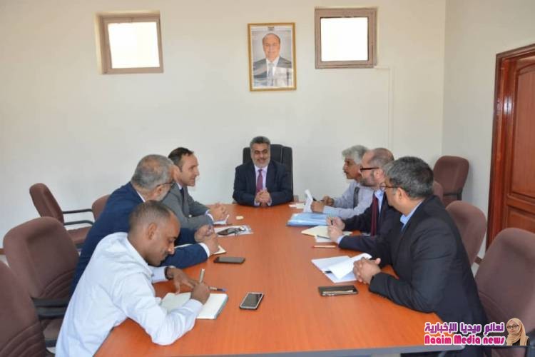 باصهيب يناقش معوقات العمل مع مدير الأوتشا في اليمن