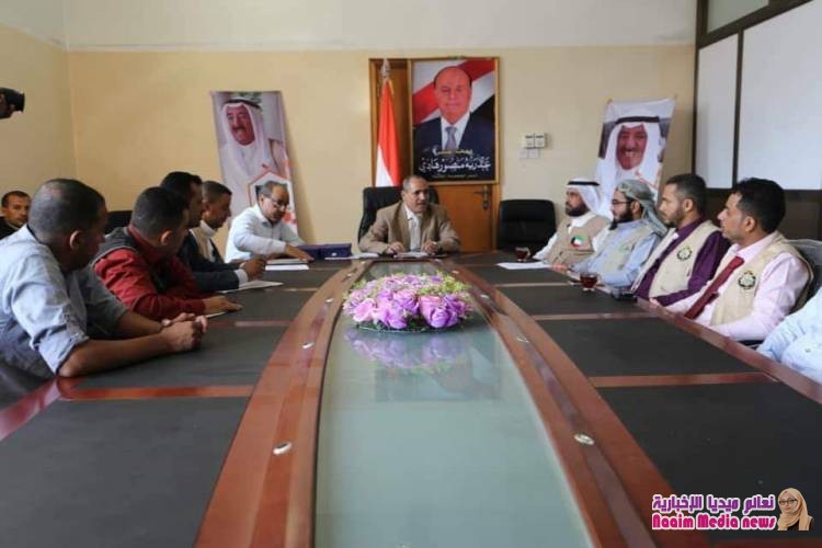  وكيل محافظة تعز يشيد بمؤسسة النجاة الكويتية