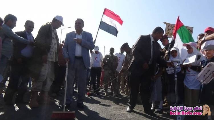 شاهد بالصور حمله النظافه الشامله بالمعافر