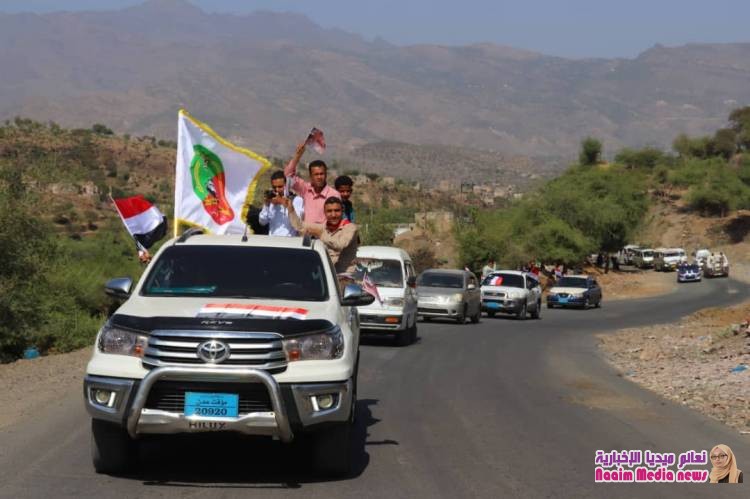 شاهد بالصور قافله من شباب تعز للواء ٣٥