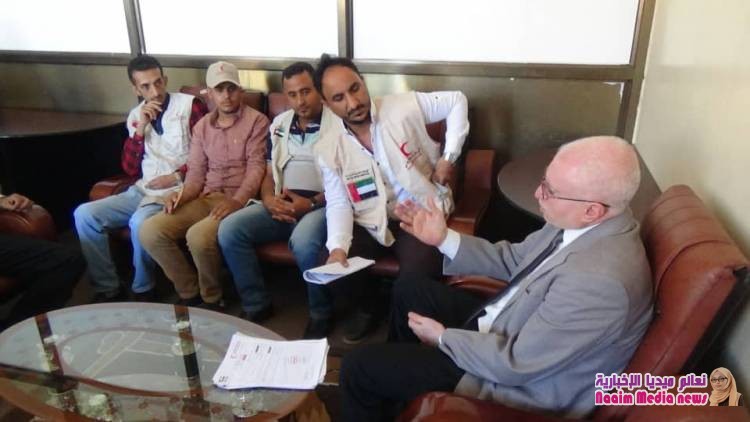 الهلال الاحمر الاماراتي يوقع اتفاقية مع السلطة المحلية بتعز حول توزيع 5000 سلة غذائية لمديرية المظفر والتربة