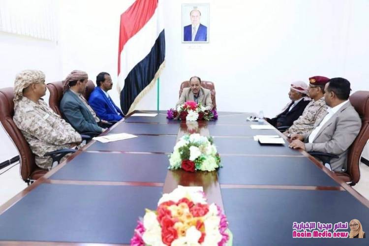 نائب رئيس الجمهورية يلتقي قيادات "جبهة قانية" ويشيد بتضحيات أبطال الجيش ومساندة التحالف