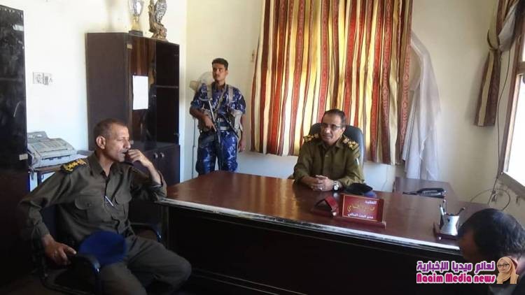 مدير عام شرطة تعز يطلع على عملية التدريب في المركز التدريبي وادارة البحث الجنائي 