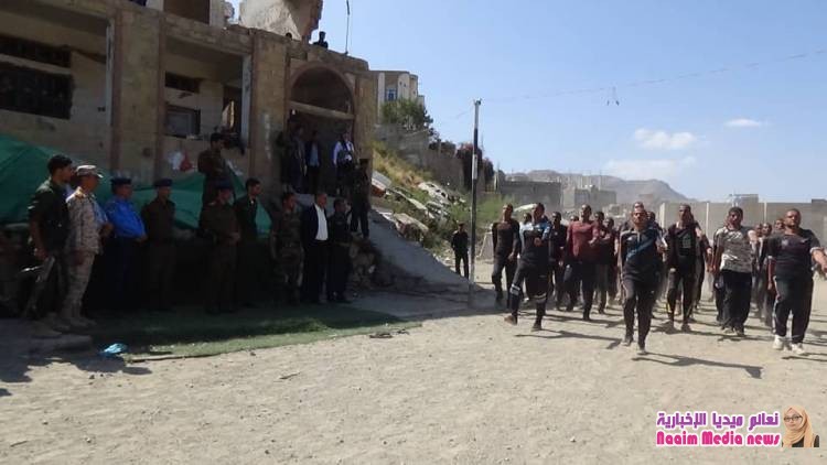 مدير عام شرطة تعز يطلع على عملية التدريب في المركز التدريبي وادارة البحث الجنائي 