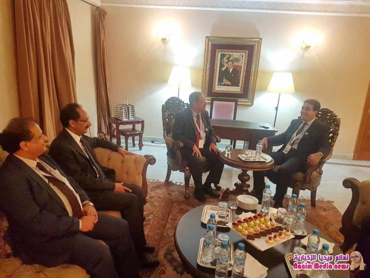 التقى اليوم الأخ  علوي بافقيه وزير المغتربين بالسيد عبدالكريم بنعتيق الوزير المكلف بالمغاربه المقيمين في الخارج وشؤون الهجرة المغربي