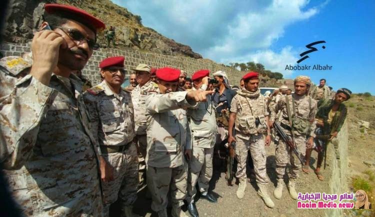 إجتماع القيادات العسكريه بتعز في مقر قيادة اللواء٣٥مدرع 