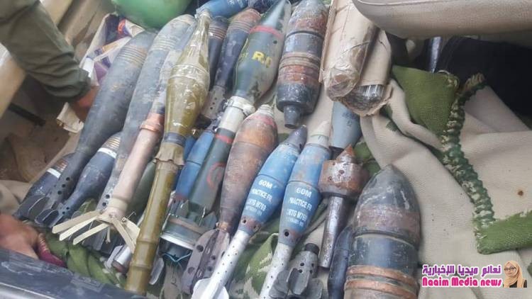 اكتشاف مخزن سلاح جديد ومعمل لصنع المتفجرات 