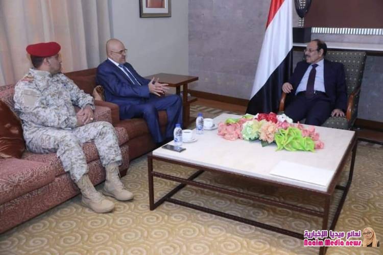 نائب رئيس الجمهورية يناقش مع محافظ تعز المستجدات في المحافظة