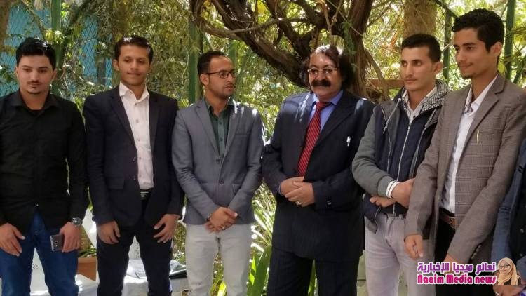 وفد من جامعة سبتمبر للعلوم الطبيه يلتقون بالدكتور الظمين اليوم بصنعاء 