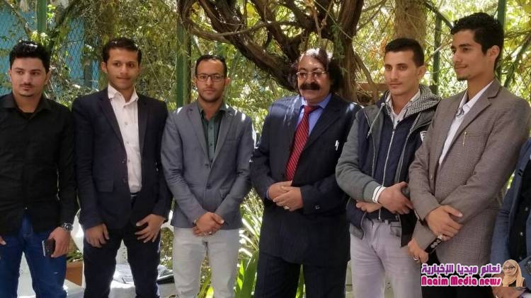 وفد من جامعة سبتمبر للعلوم الطبيه يلتقون بالدكتور الظمين اليوم بصنعاء 