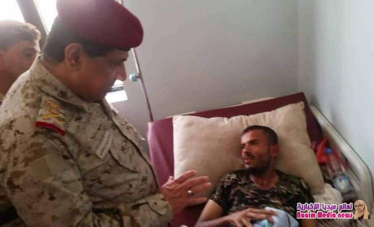 مصابين الطائره المسيره على معسكر العند