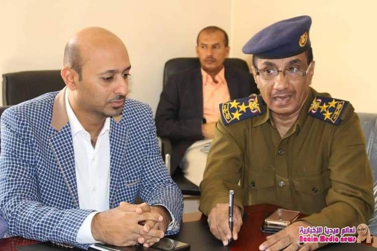 مدير عام شرطة يلتقي برؤساء العمل في المجال الإغاثي والإنساني. 