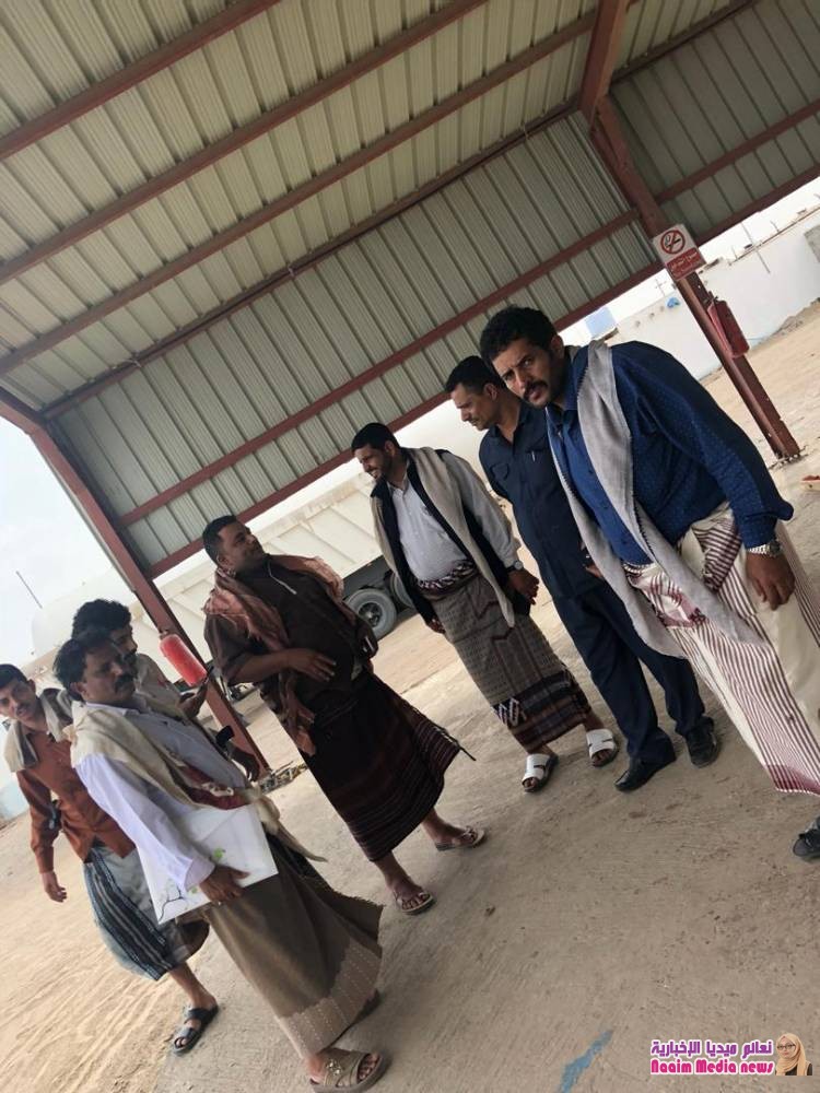 زيارة من شركة الغاز لتعز لتفقد توزيع الغاز