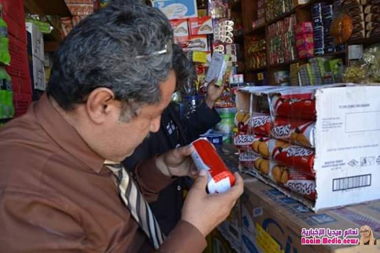 نزول ميداني لمكتب الصناعة والتجارة إلى مديرية المعافر لمراقبة أسعار المواد الغذائية ومحطات الغاز 