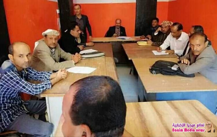 المكتب التنفيذي لمديرية شرعب السلام ،  يعقد إجتماعه الدوري