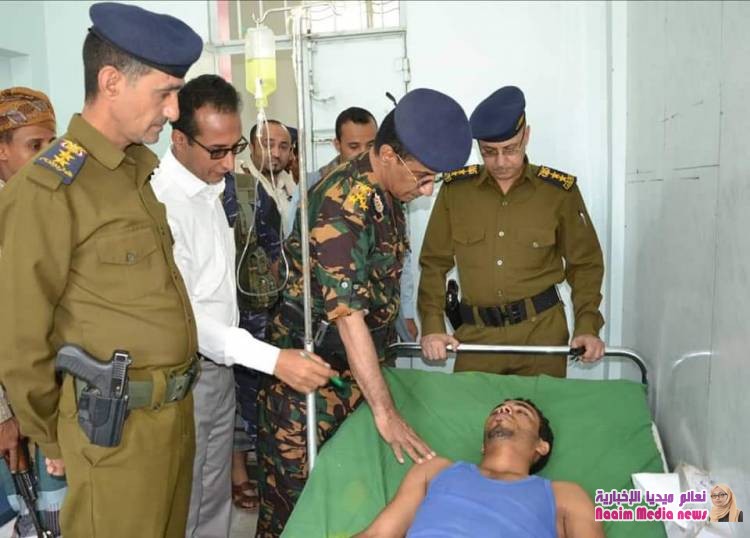 مدير عام شرطة محافظة تعز يزور مرافق رئيس محكمة الإستئناف ويطمئن على صحته...