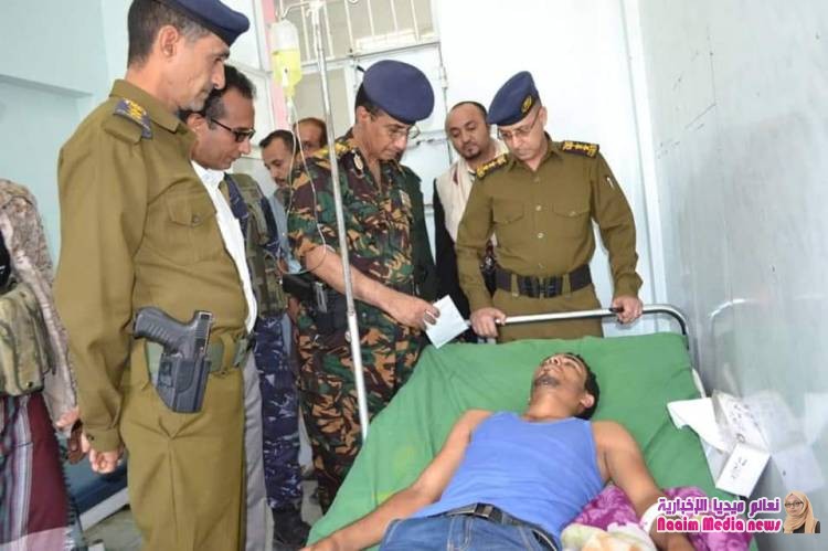 مدير عام شرطة محافظة تعز يزور مرافق رئيس محكمة الإستئناف ويطمئن على صحته...