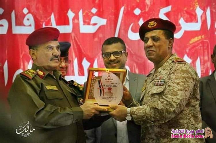 محور تعز يقيم حفل توديع اللواء الركن خالد فاضل 