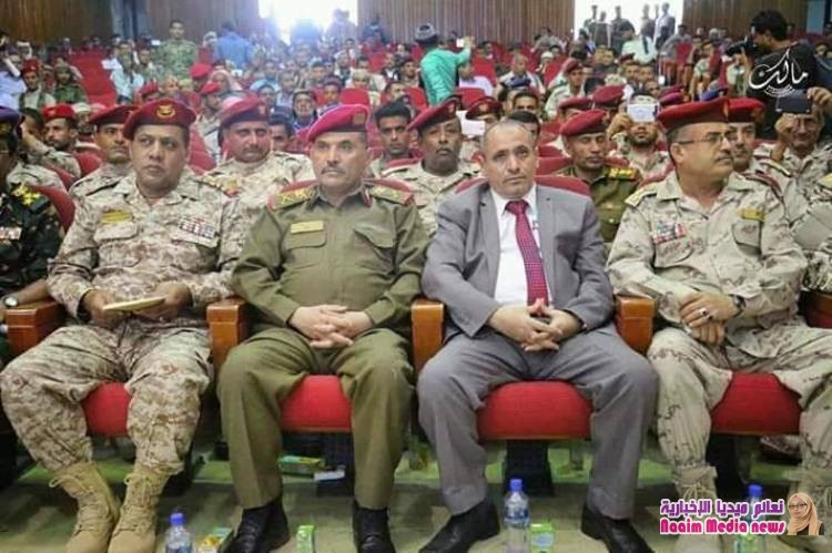 محور تعز يقيم حفل توديع اللواء الركن خالد فاضل 