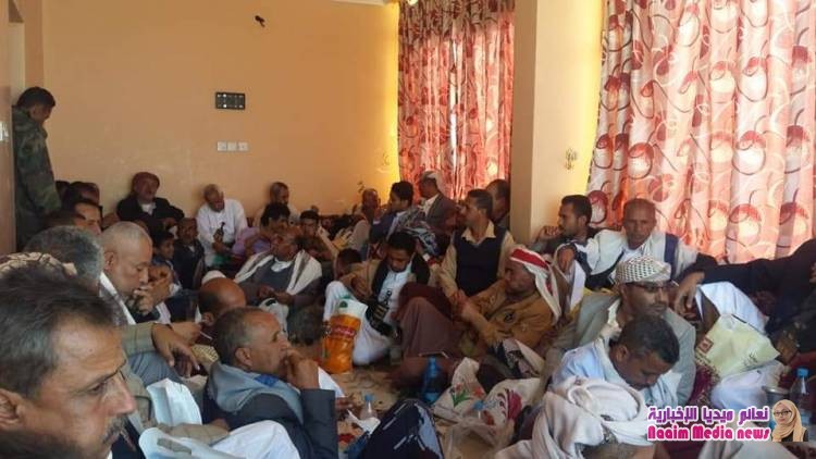 صبر الموادم : اجتماع موسع ضم وكلاء المحافظه وقادة عسكرين ومشائخ ووجهاء واعيان ومثقفين وسياسين بالمديرية .