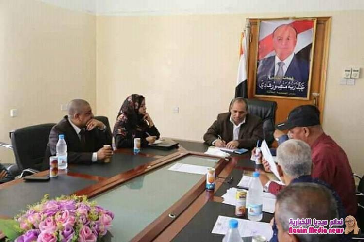 وكيلة وزارة الشباب والرياضة تلتقي قيادة السلطة المحلية بمحافظة تعز 