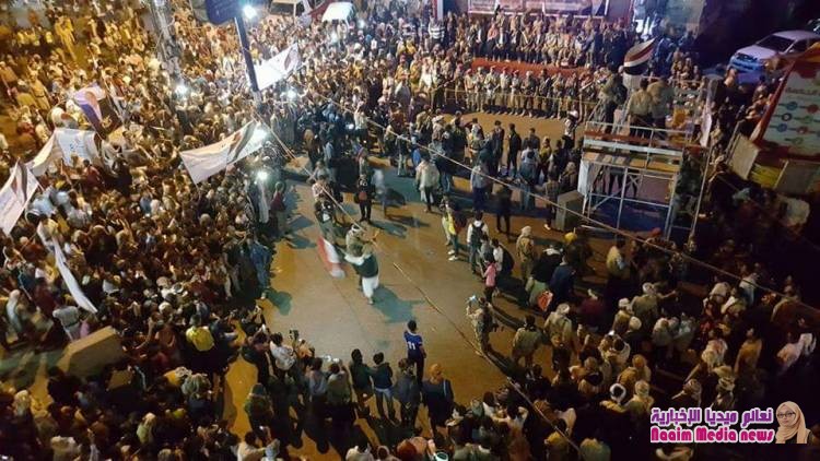 استمرار تدفق حشود الاحرار بتعز