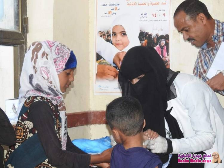 إستكمال حملة التحصين بمديرية جبل حبشي.