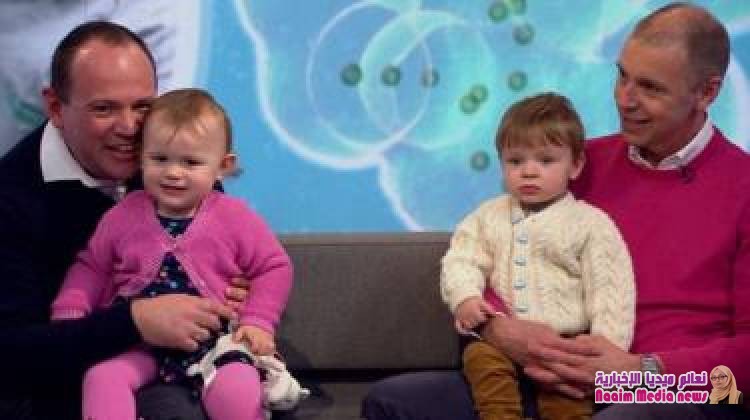 ولادة توأم من رجلين مختلفين