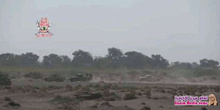 استهداف مليشيا الحوثي لمواقع قوات الوية العمالقة