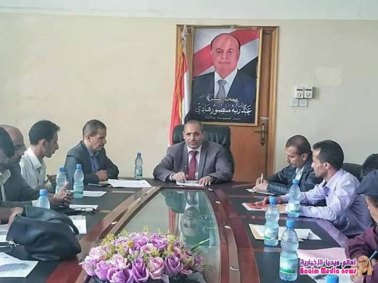 وكيل اول المحافظة يلتقي مدراء عموم المعاهد التعليمية والفنية والمهنية والصناعية بالمحافظة