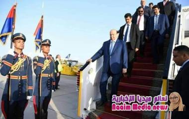 وصول رئيس الجمهورية اليمنيه الى شرم الشيخ