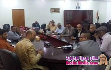 مدير عام مديرية صالة يشارك في إجتماع مدراء عموم  مديريات  المدينة  برئاسة الوكيل جامل 