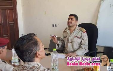 تعز: اللواء 22 ميكا يكثف من أنشطته التدريبية لقادة الكتائب باللواء 