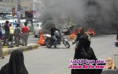 عاجل الان :انفجار وسط مدينة تعز