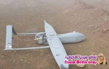 ‏اسقاط طائرة ذات تحكم الكترونى عن بـُعد تابعة لجماعة ‎الحوثى