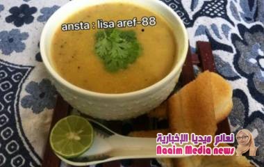 حساء العدس الساخن