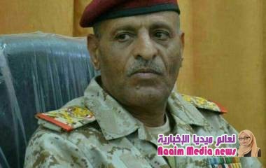وكيل محافظة تعز اللواء الركن عبدالكريم الصبري تعرض لأطلاق نارمباشر 