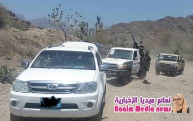 مدير عام امن وشرطة محافظة الضالع يزور جبهة العود ويشكر منتسبيها على الانتصارات   