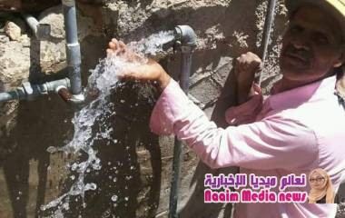 مدير إدارة فرع مؤسسة المياه بصالة يدشن ضخ المياه لحي الجحملية الشرقية