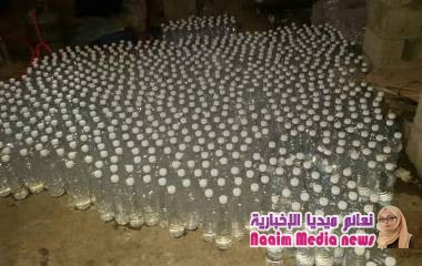 ضبط معمل مياه معدنية مغشوشة وسط مدينة تعز