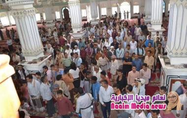 في جنازة رسمية وشعبية كبيرة تشييع شهداء الواجب في شرطة تعز